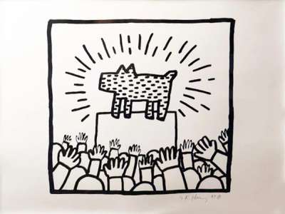 Untitled 1989 - Signed Print by Keith Haring 1989 - MyArtBroker