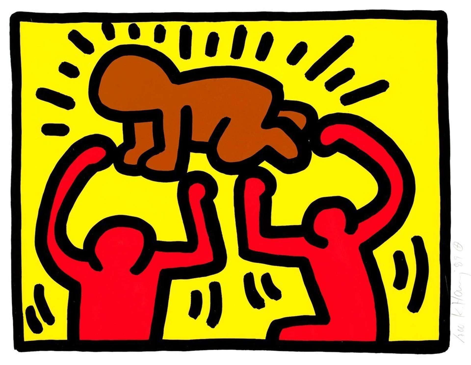 Pop Shop IV, Plate III by Keith Haring