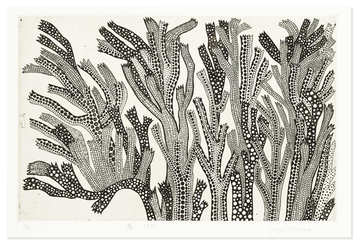 Yayoi Kusama Spring (Signed Print) 1995 | MyArtBroker