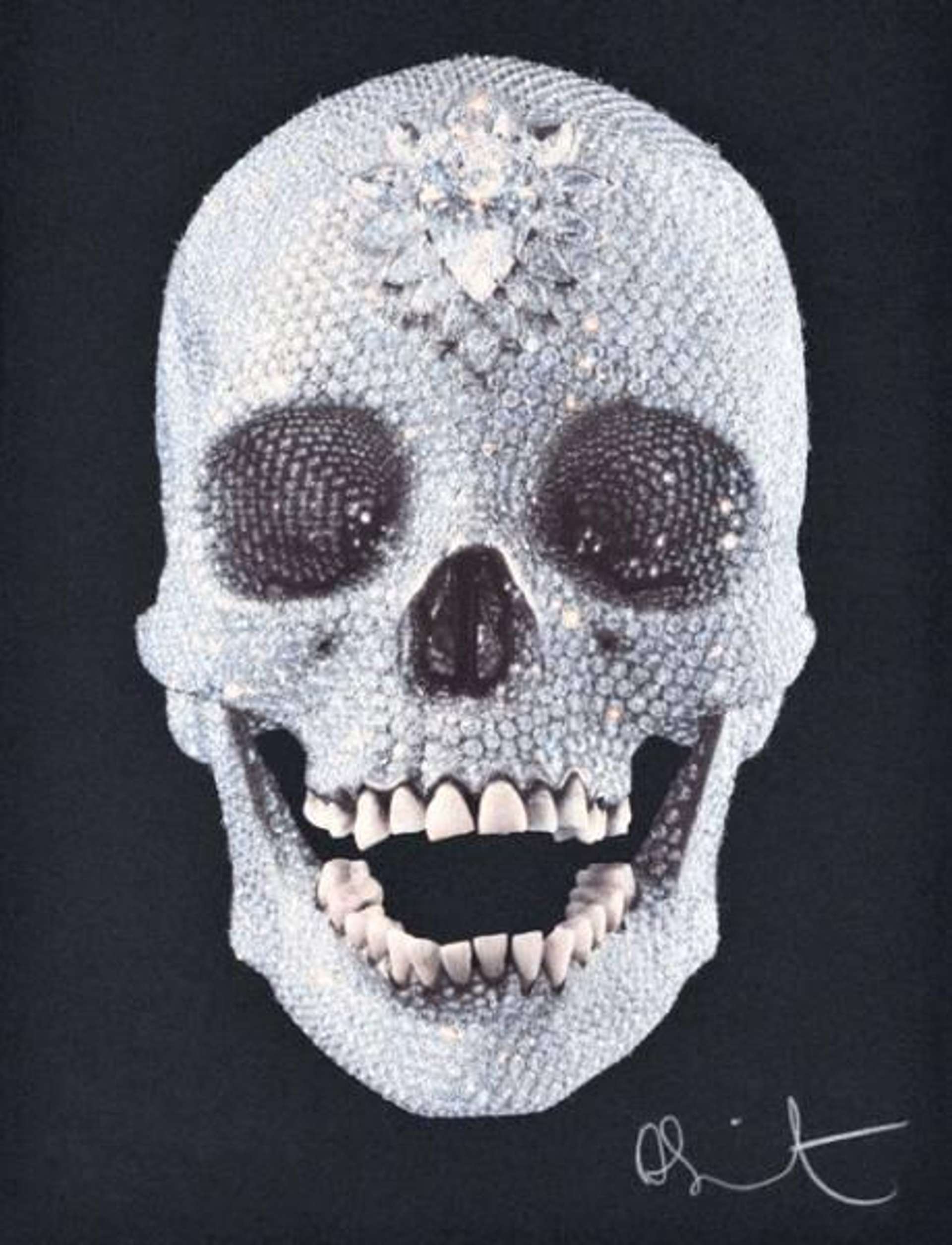 For the Love of God (black) by Damien Hirst