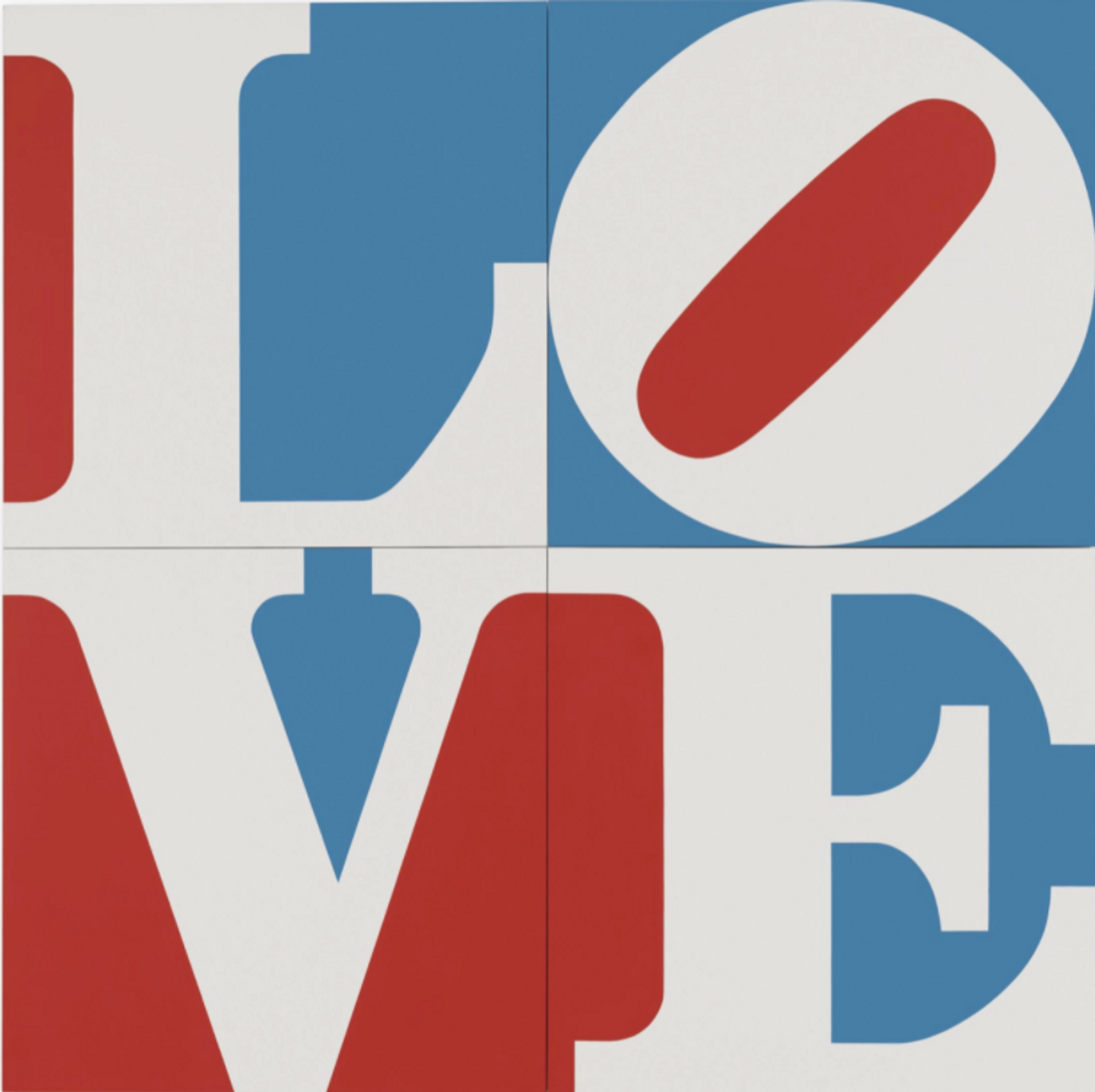 The Great American LOVE (love wall) by Robert Indiana 