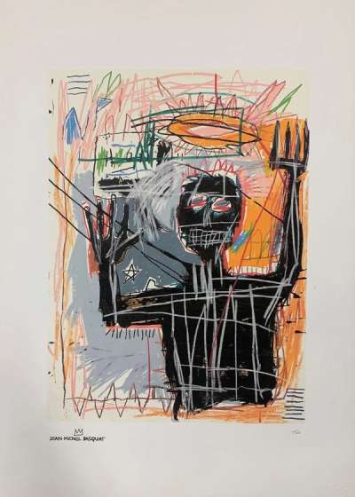 Jean-Michel Basquiat: Furious Man - Unsigned Print