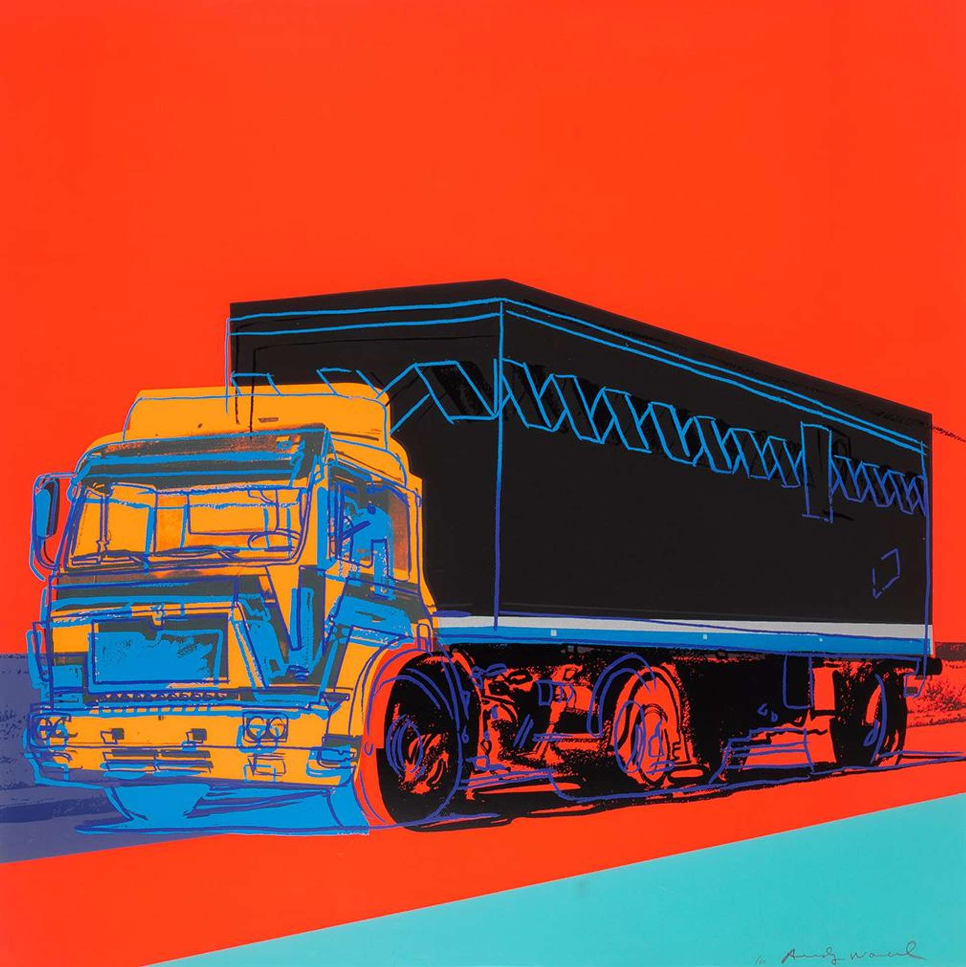 Truck (F. & S. II.369) - Signed Print by Andy Warhol 1985 - MyArtBroker