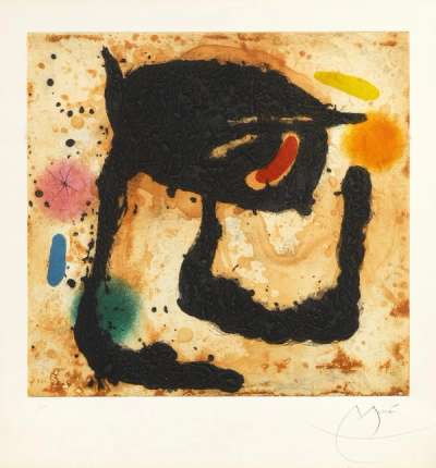 Joan Miró: Le Dandy - Signed Print