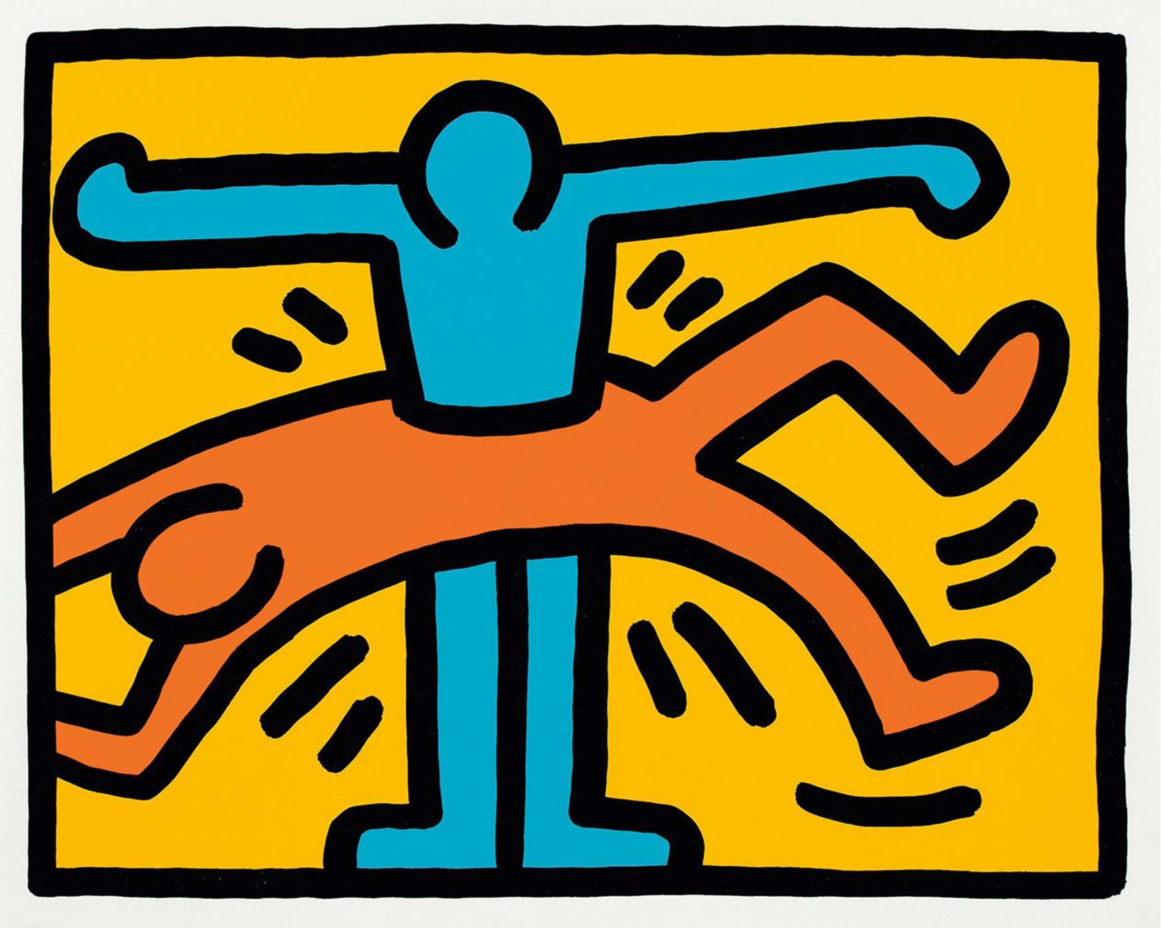 Pop Shop VI, Plate III - Unsigned Print by Keith Haring 1989 - MyArtBroker