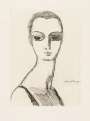 Kees Van Dongen: Girl With Swan Neck - Signed Print