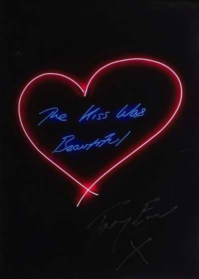 The Kiss Was Beautiful - Signed Print by Tracey Emin 2016 - MyArtBroker