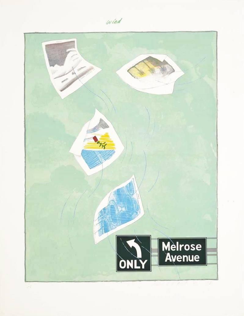 David Hockney Wind (Signed Print) 1973 | For Sale