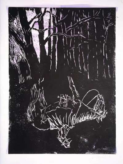 Im Wald Und Auf Der Heide: Ich Zeige Karl May - Signed Print by Georg Baselitz 2006 - MyArtBroker