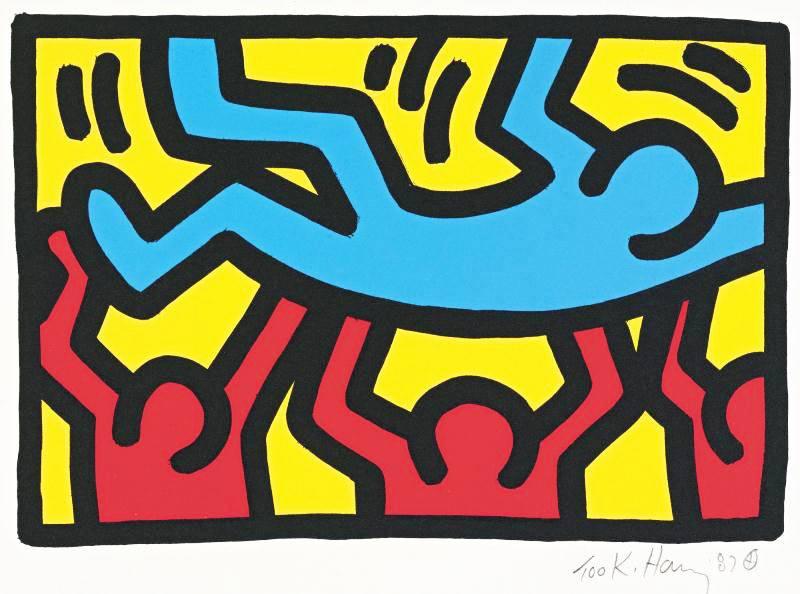 Keith Haring Untitled 1987 (Signed Print) 1987