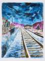 Bob Dylan: Train Tracks Large (2020) - Signed Print