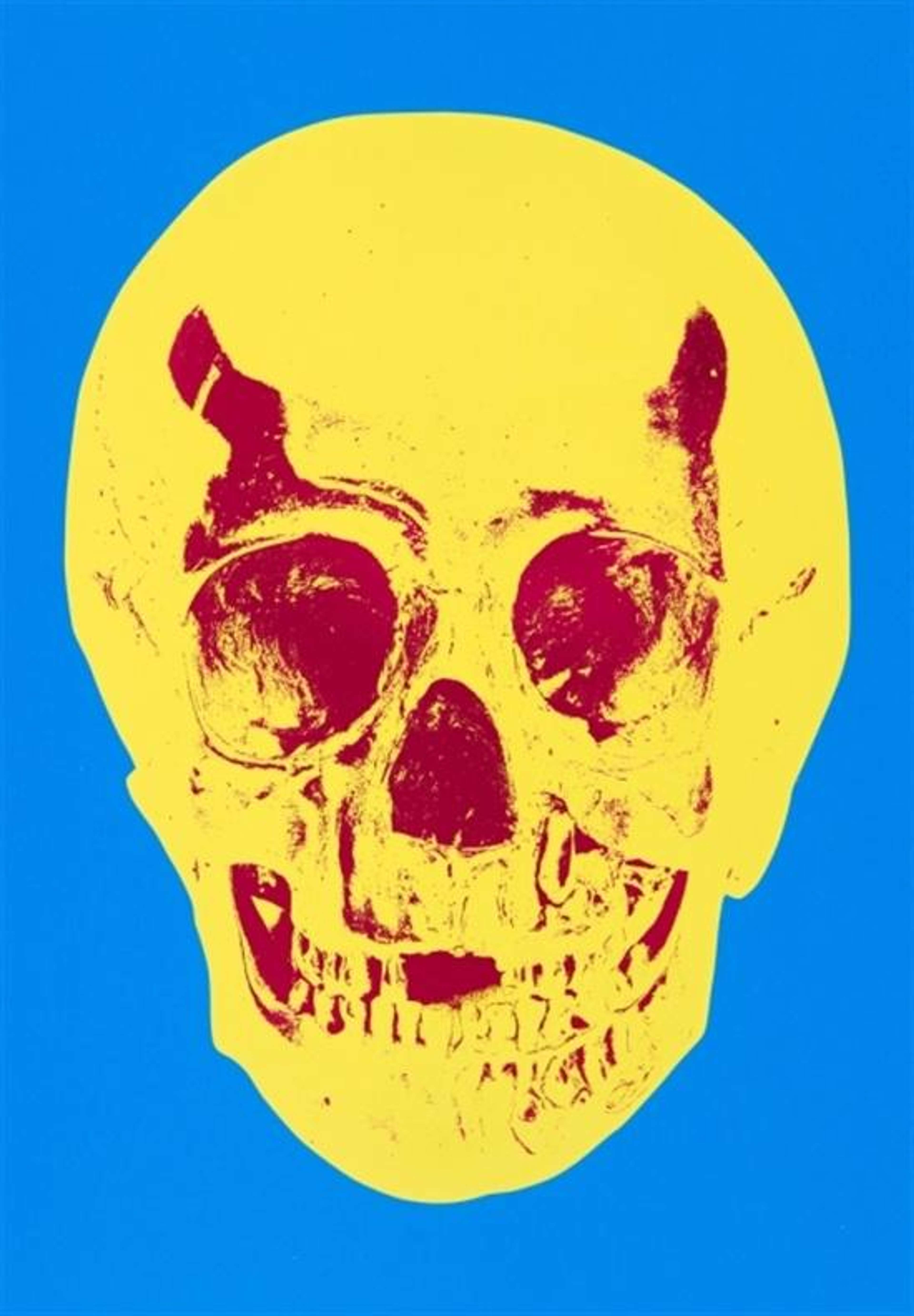 Till Death Do Us Part (cerulean, blue pigment, yellow, royal red) - Signed Print