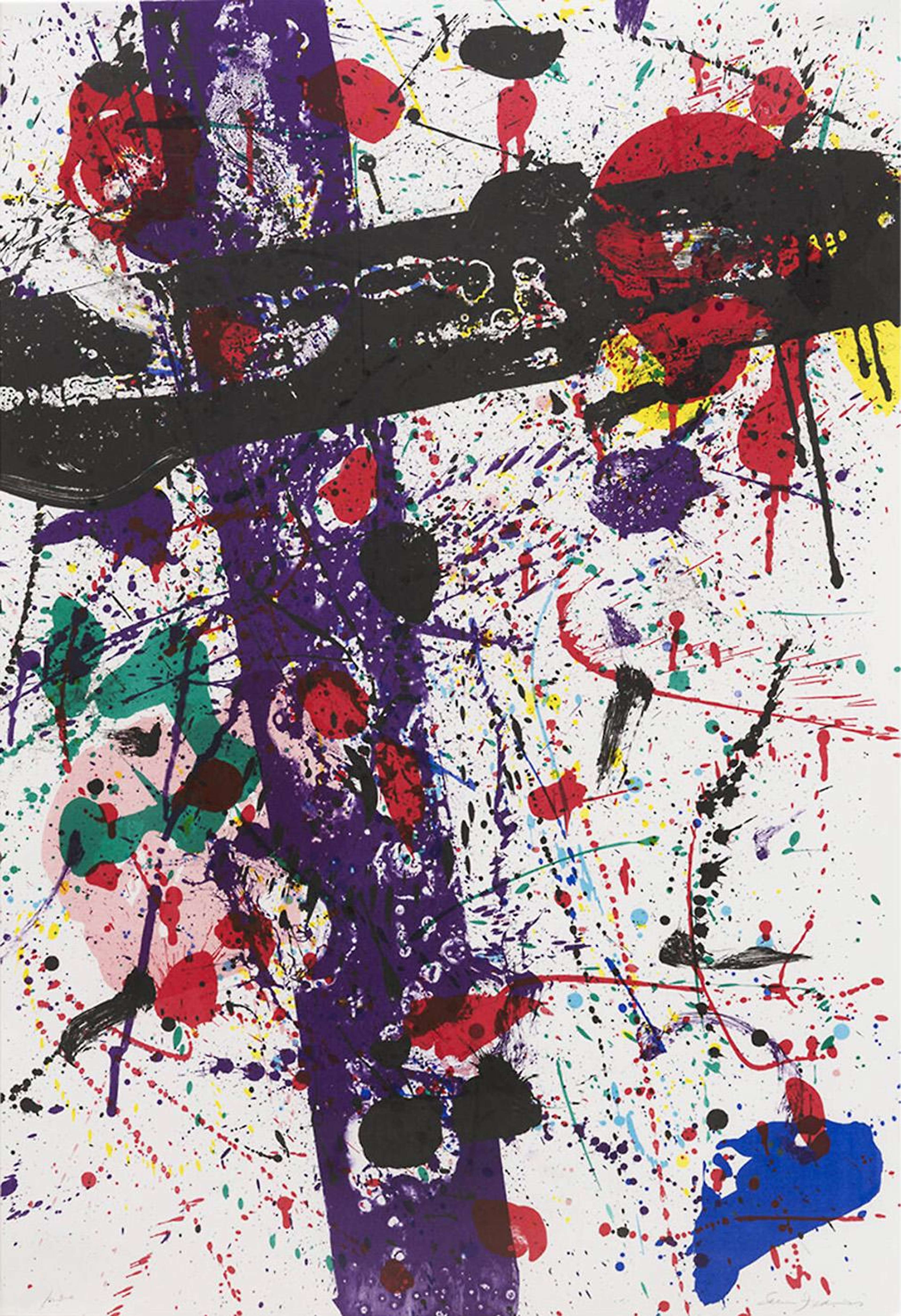 Untitled - Signed Print by Sam Francis 1983 - MyArtBroker