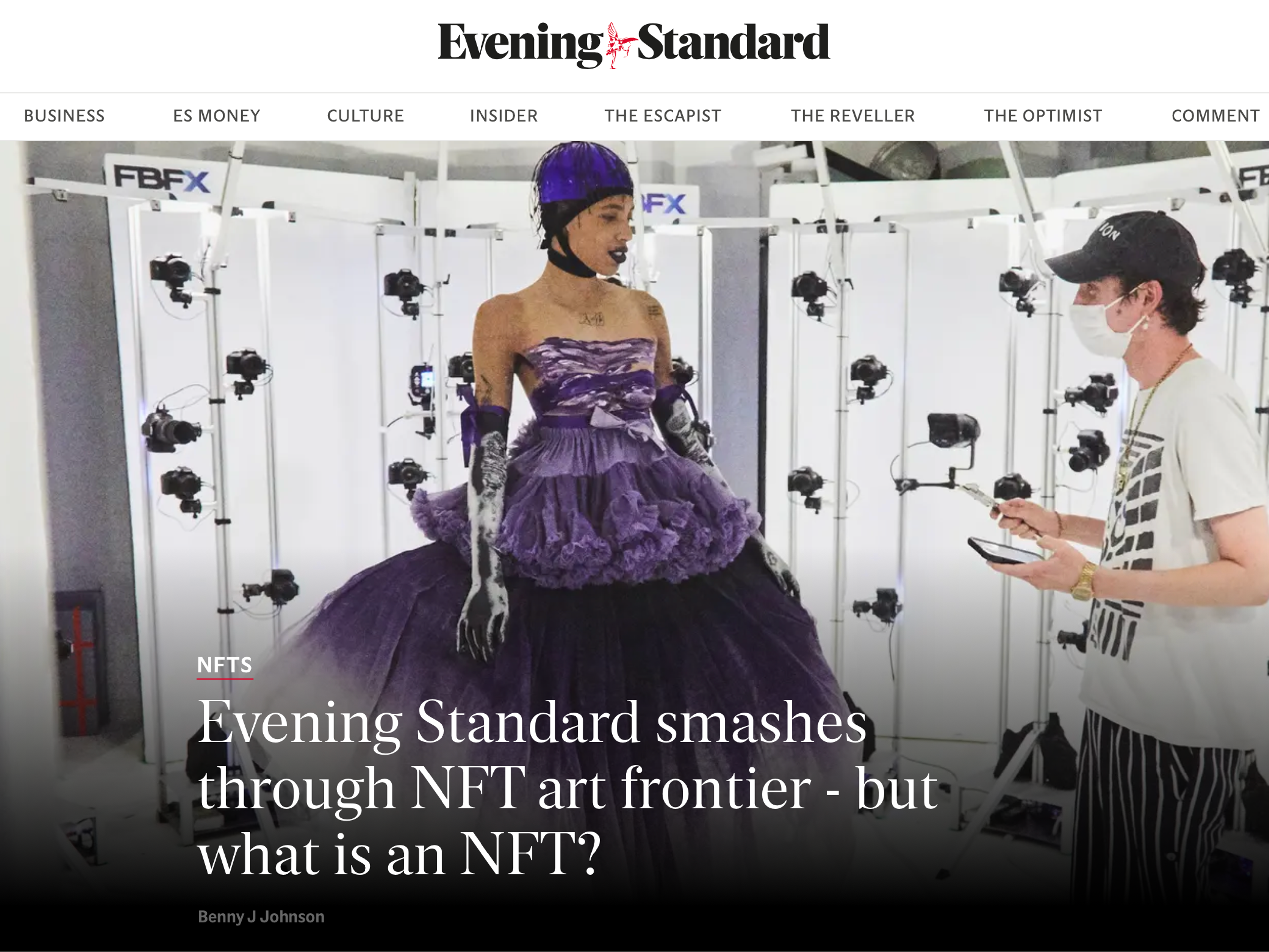 Evening Standard - What is an NFT? - MyArtBroker