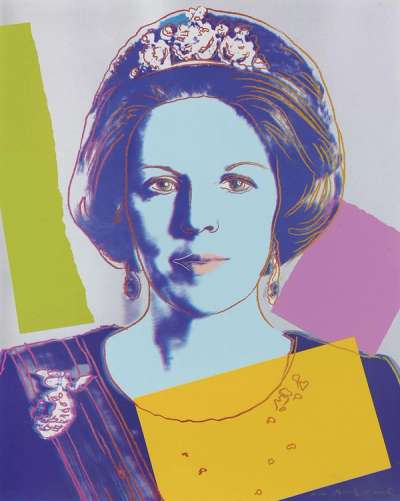 Queen Beatrix Of The Netherlands Royal Edition (F. & S. II.340A) - Signed Print by Andy Warhol 1985 - MyArtBroker