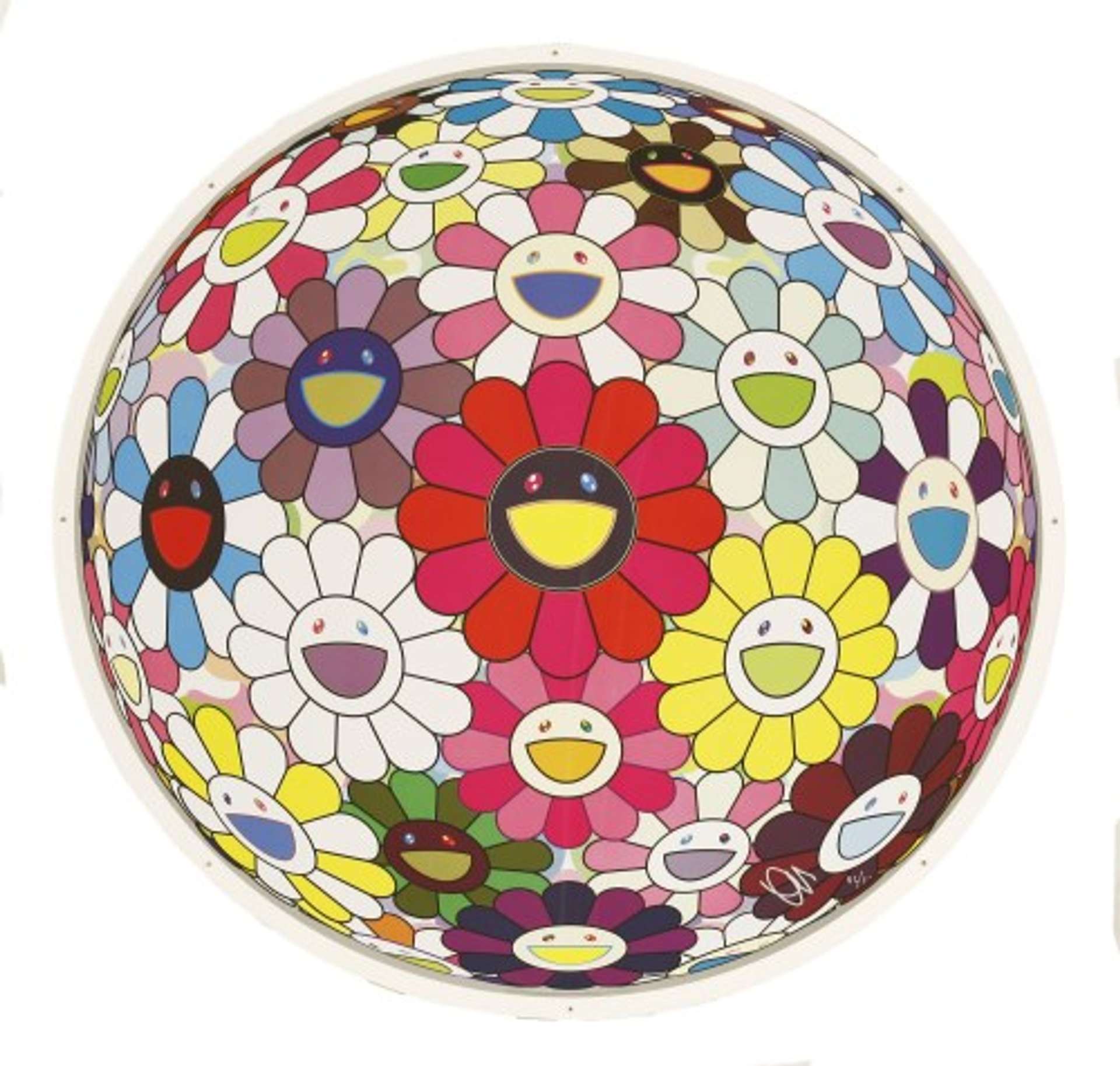 Flower Ball: Open Your Hands Wide - Signed Print by Takashi Murakami 2015 - MyArtBroker