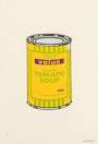 Banksy: Soup Can (banana, lime and purple) - Signed Print