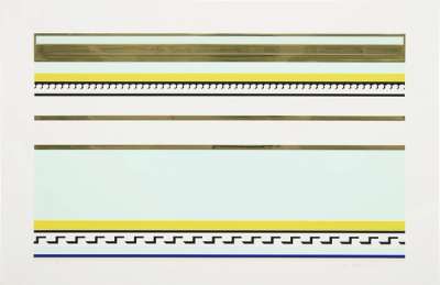 Entablature VI - Signed Print by Roy Lichtenstein 1976 - MyArtBroker