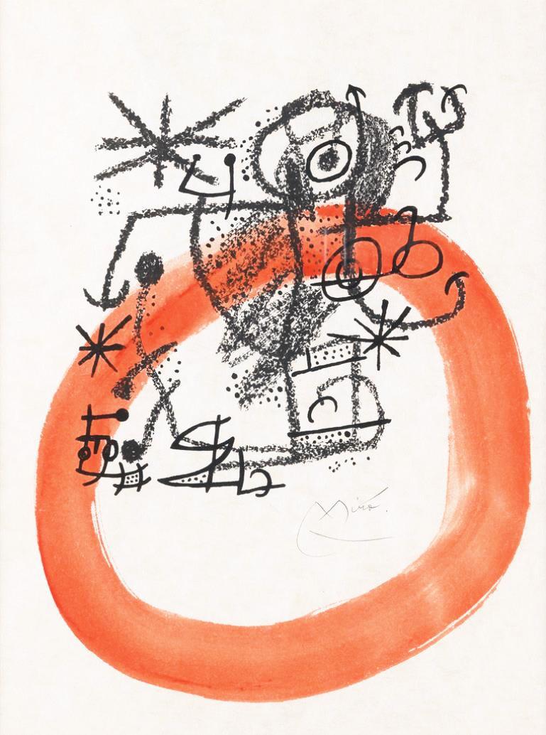 Joan Miro Plate M. 577 (Les Essencies De La Terra) (Signed Print