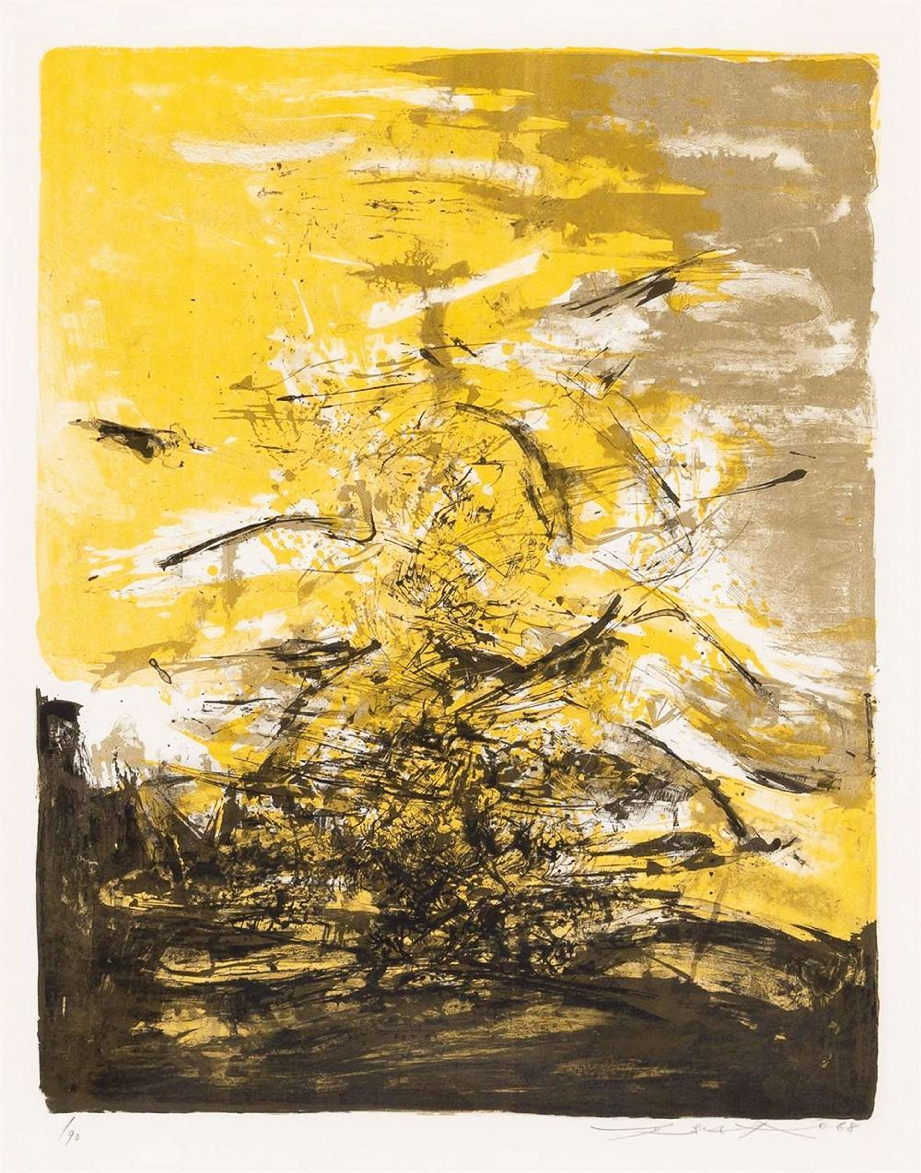 Untitled (A. 184) - Signed Print by Zao Wou-Ki 1968 - MyArtBroker