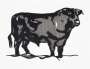 Roy Lichtenstein: Bull I - Signed Mixed Media