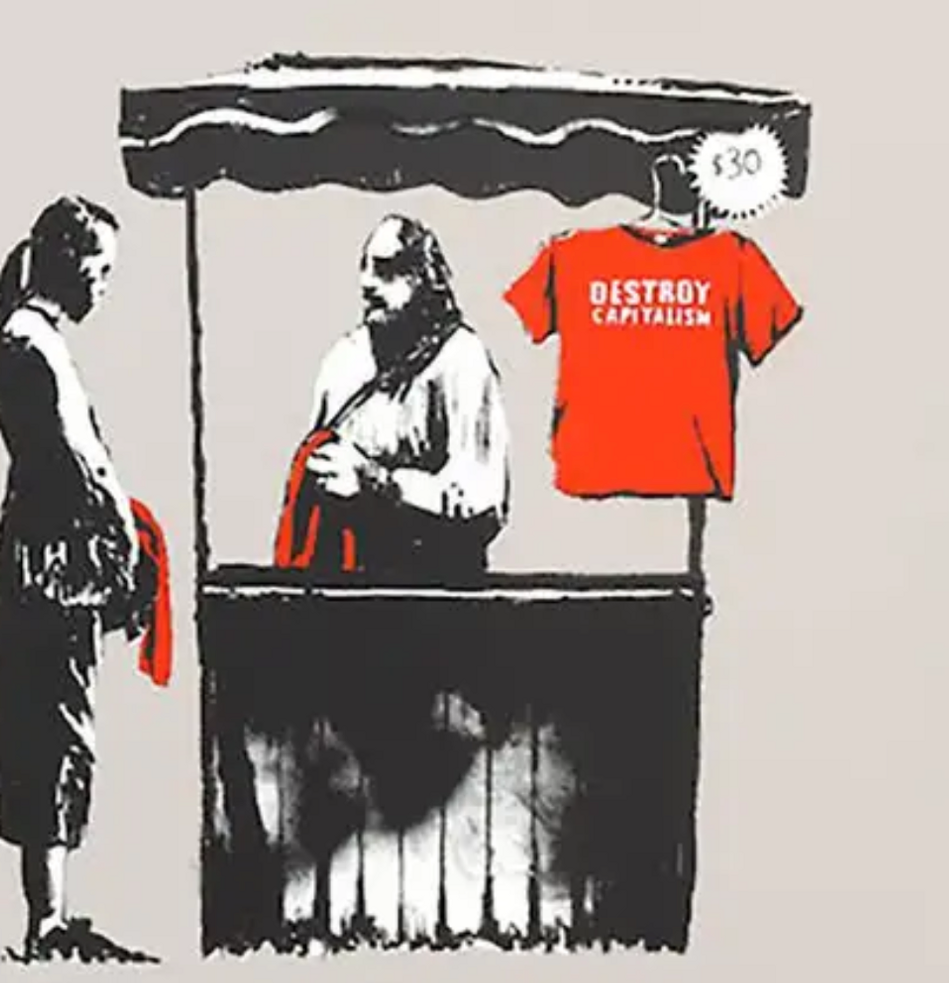 Festival (Destroy Capitalism) by Banksy - MyArtBroker