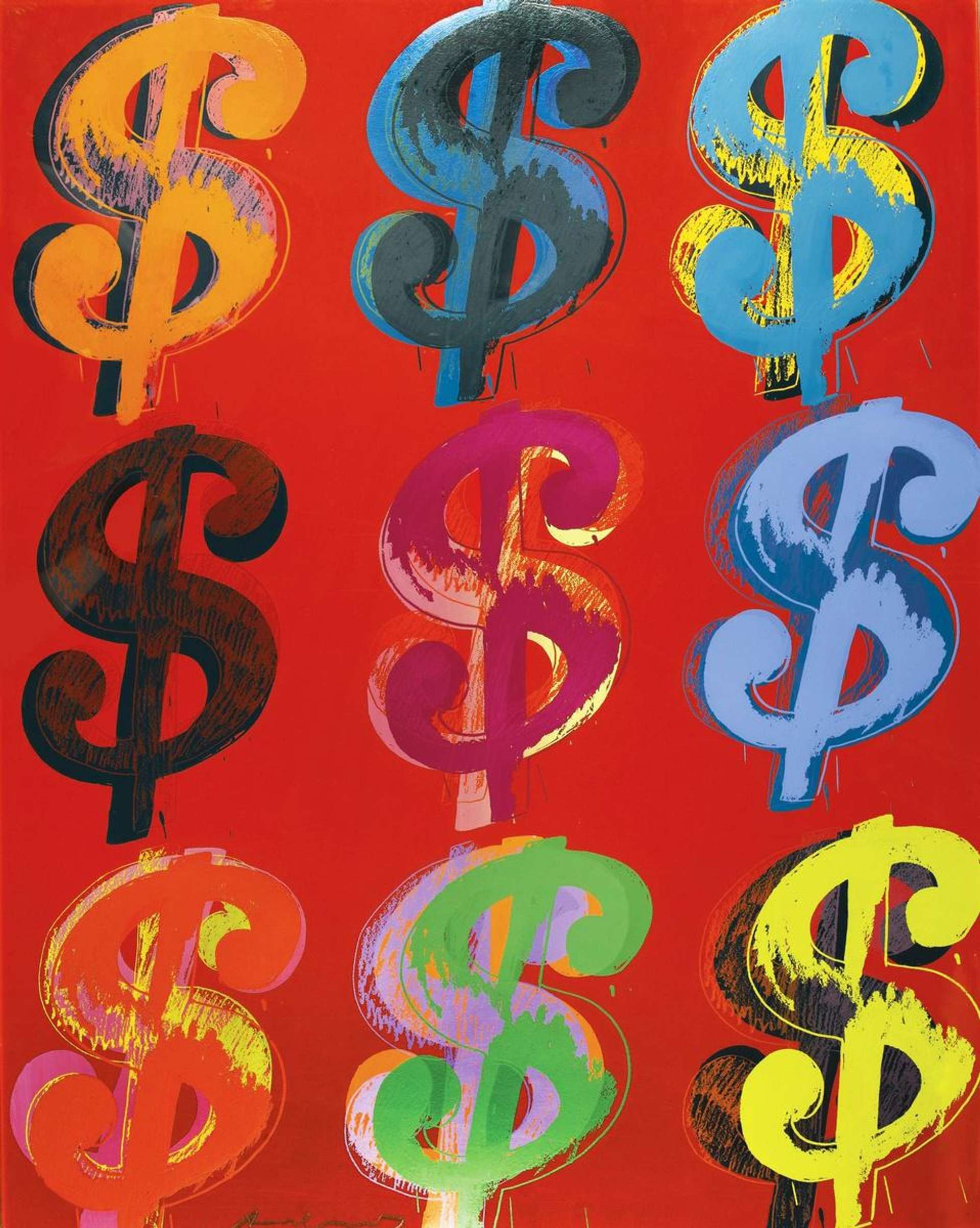 Dollar Sign 9 by Andy Warhol - MyArtBroker