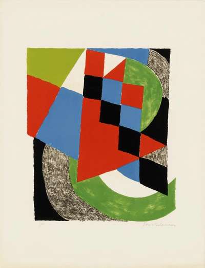 Untitled - Signed Print by Sonia Delaunay 1970 - MyArtBroker