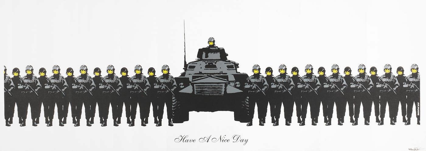 CND Soldiers by Banksy Background & Meaning | MyArtBroker