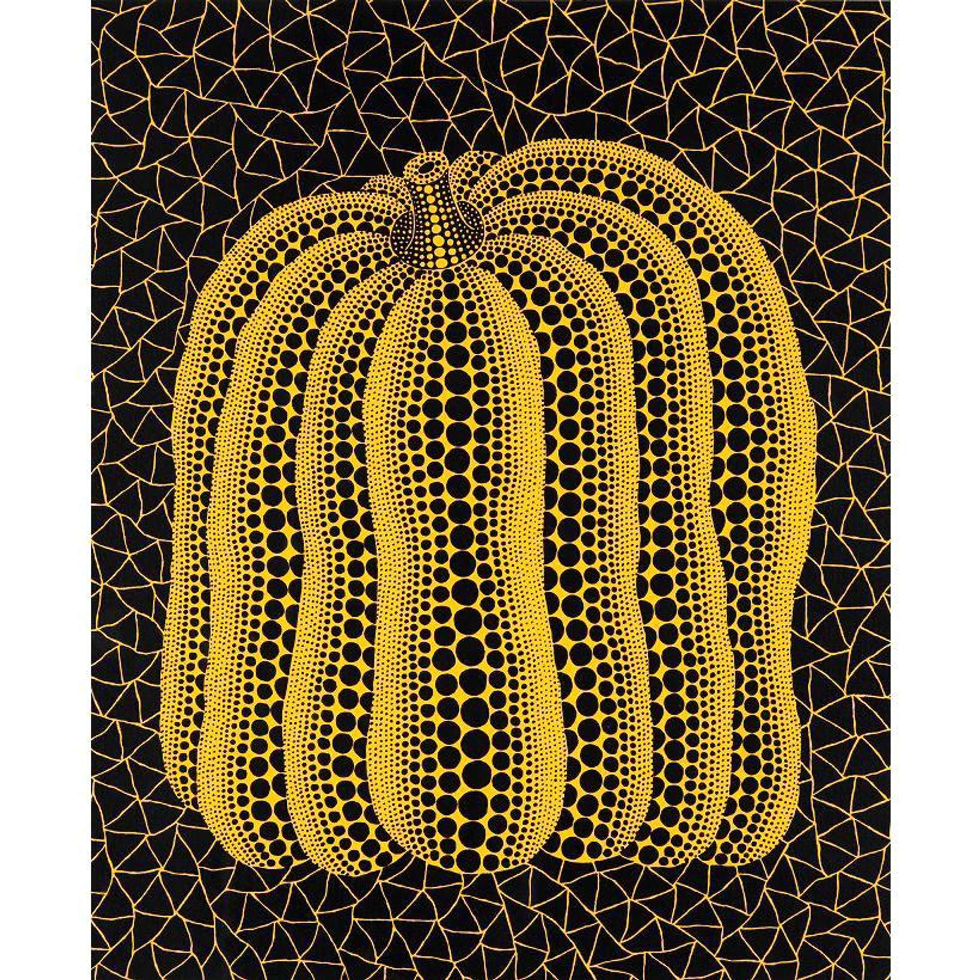 Pumpkin (T) , Kusama 312 - Signed Print by Yayoi Kusama 2003 - MyArtBroker