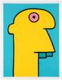 Thierry Noir: Yellow Head - Signed Print