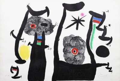 Les Coquillages - Signed Print by Joan Miro 1969 - MyArtBroker