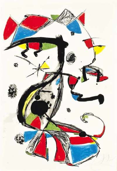 Festa Major - Signed Print by Joan Miro 1978 - MyArtBroker