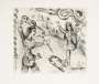 Marc Chagall: Acrobat Et Violoniste - Signed Print