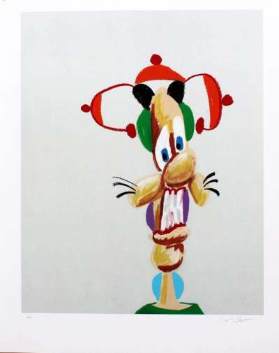 George Condo: Electric Harlequin - Signed Print