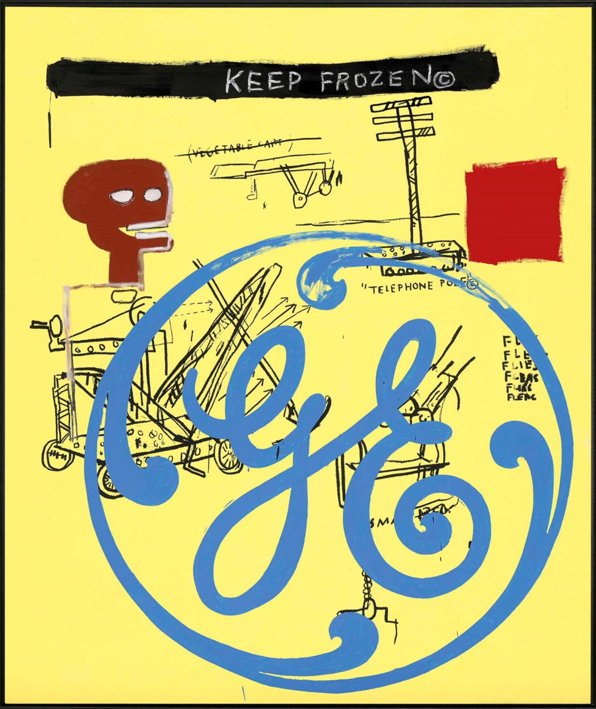 Keep Frozen (General Electric) by Jean-Michel Basquiat and Andy Warhol