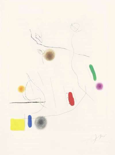 Joan Miró: Gravé Sur Le Givre I - Signed Print