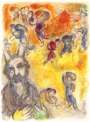Marc Chagall: Moses Sees The Suffering Of His People - Unsigned Print
