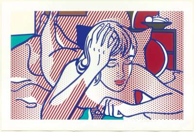 Thinking Nude State I - Signed Print by Roy Lichtenstein 1994 - MyArtBroker