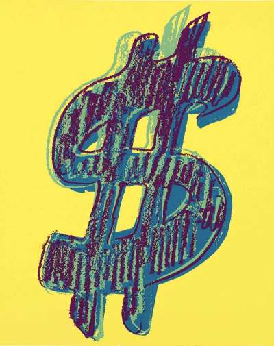 Dollar (F. & S. II.280) - Signed Print by Andy Warhol 1982 - MyArtBroker