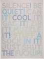 Mel Bochner: Silence - Signed Print