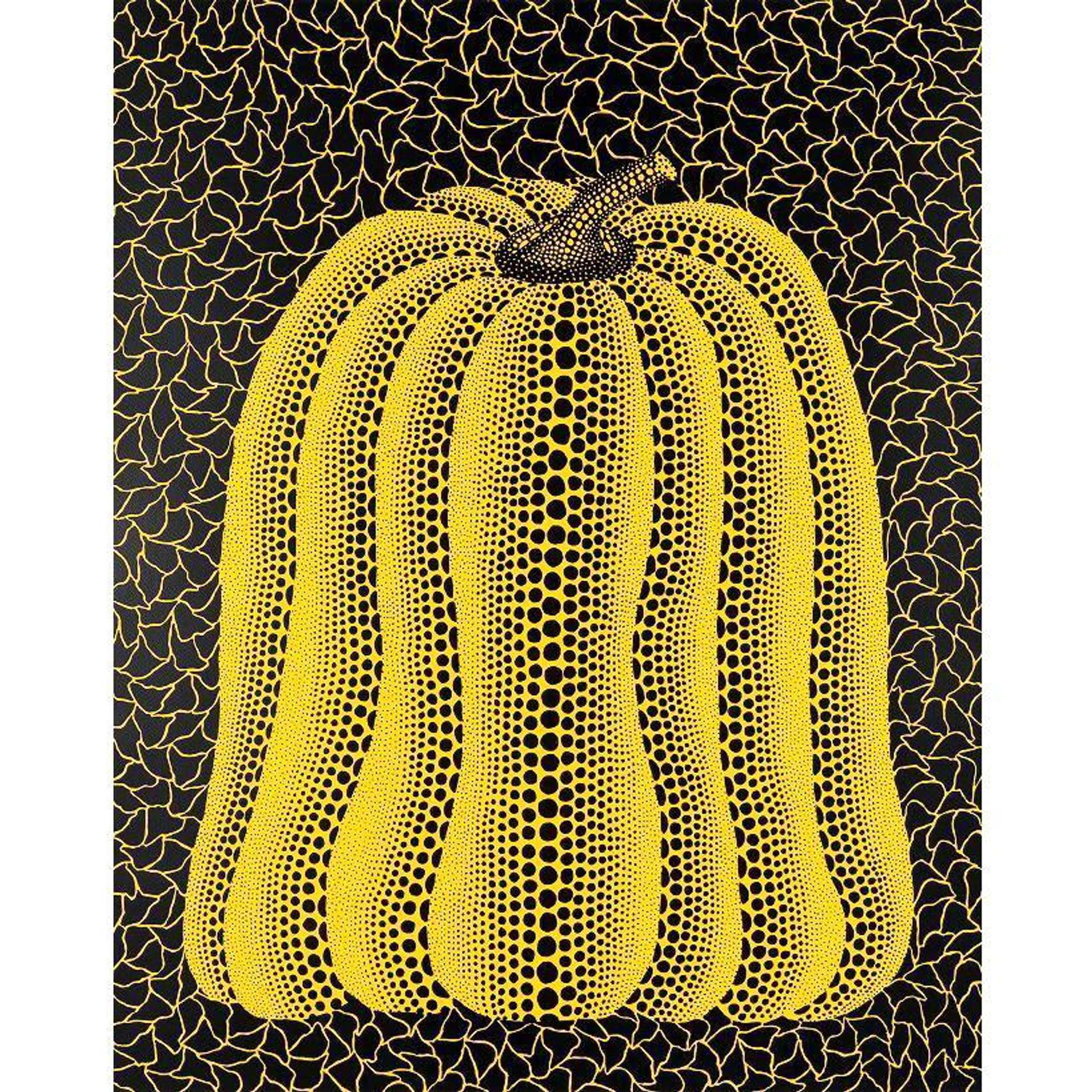 Yayoi Kusama: Pumpkin (yellow) , Kusama 93 - Signed Print