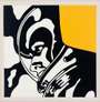 Claudio Tozzi: Astronauta (black and yellow) - Signed Print