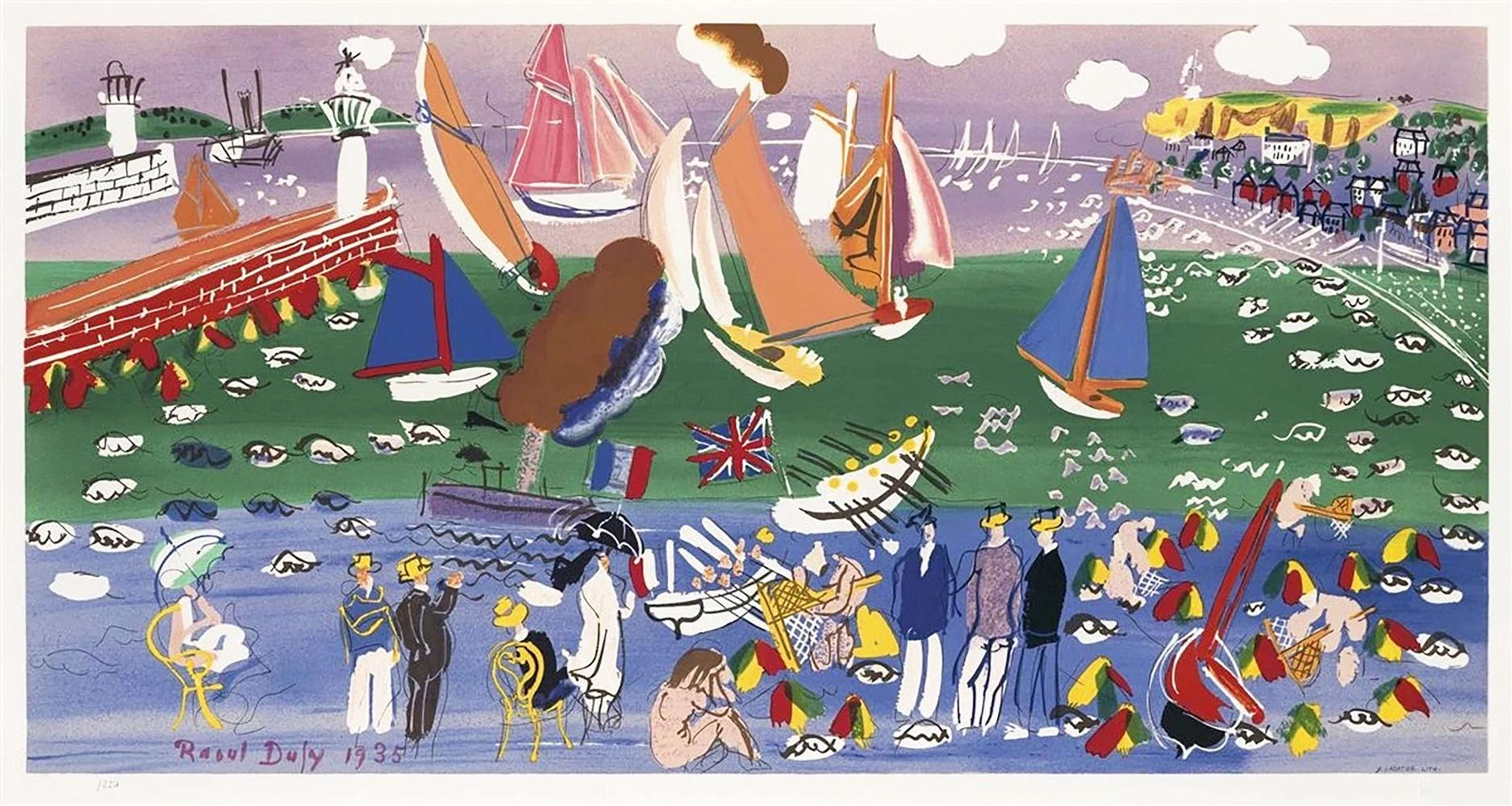 Baie De Sainte Adresse - Signed Print by Raoul Dufy 1942 - MyArtBroker