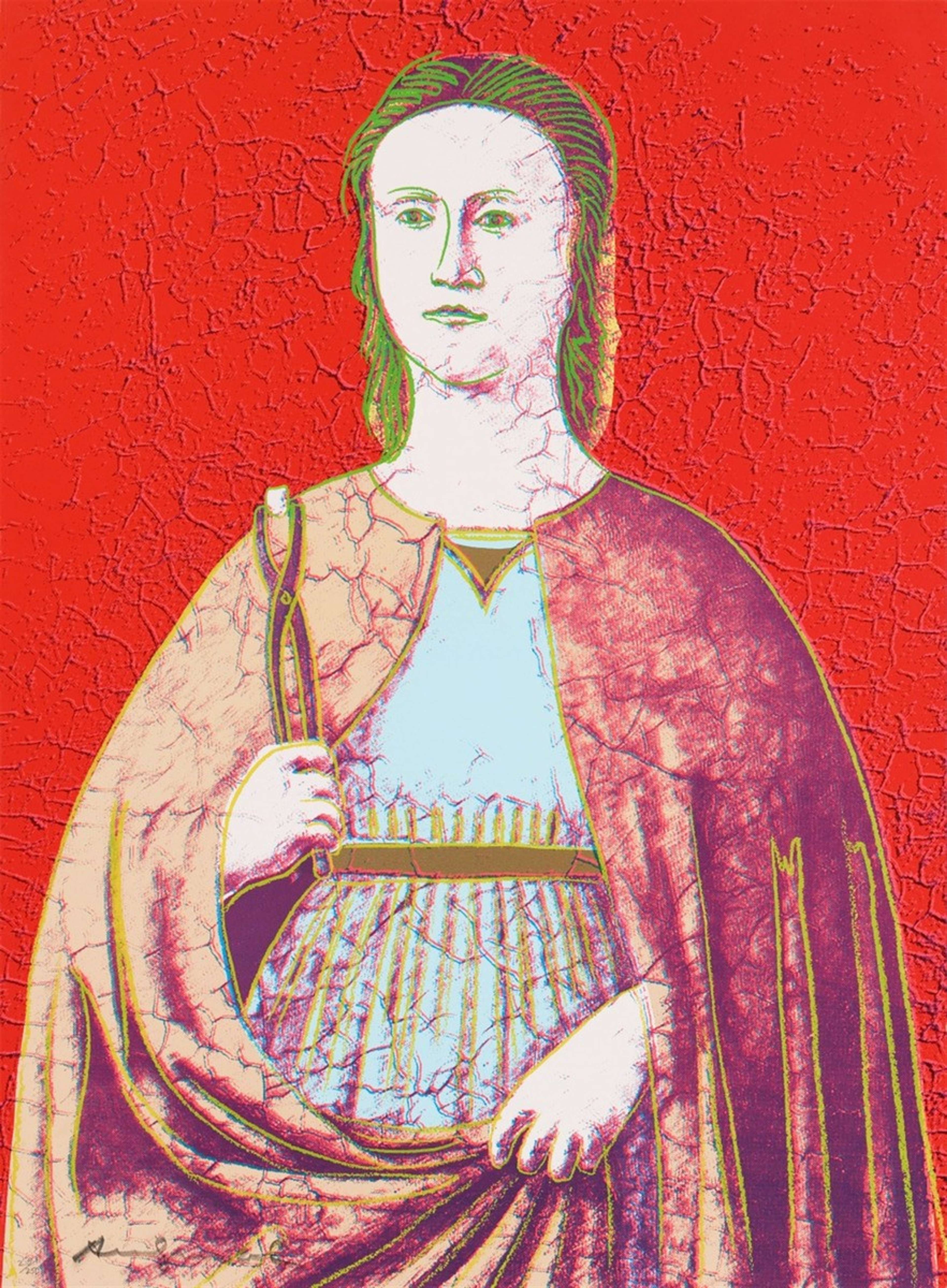 Saint Apollonia (F. & S. II.330) - Signed Print