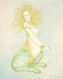 Leonor Fini: Sphinx De Profil - Signed Print