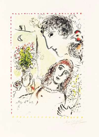 Tendresse - Signed Print by Marc Chagall 1983 - MyArtBroker
