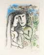 Marc Chagall: L'Ange Violoniste - Signed Print