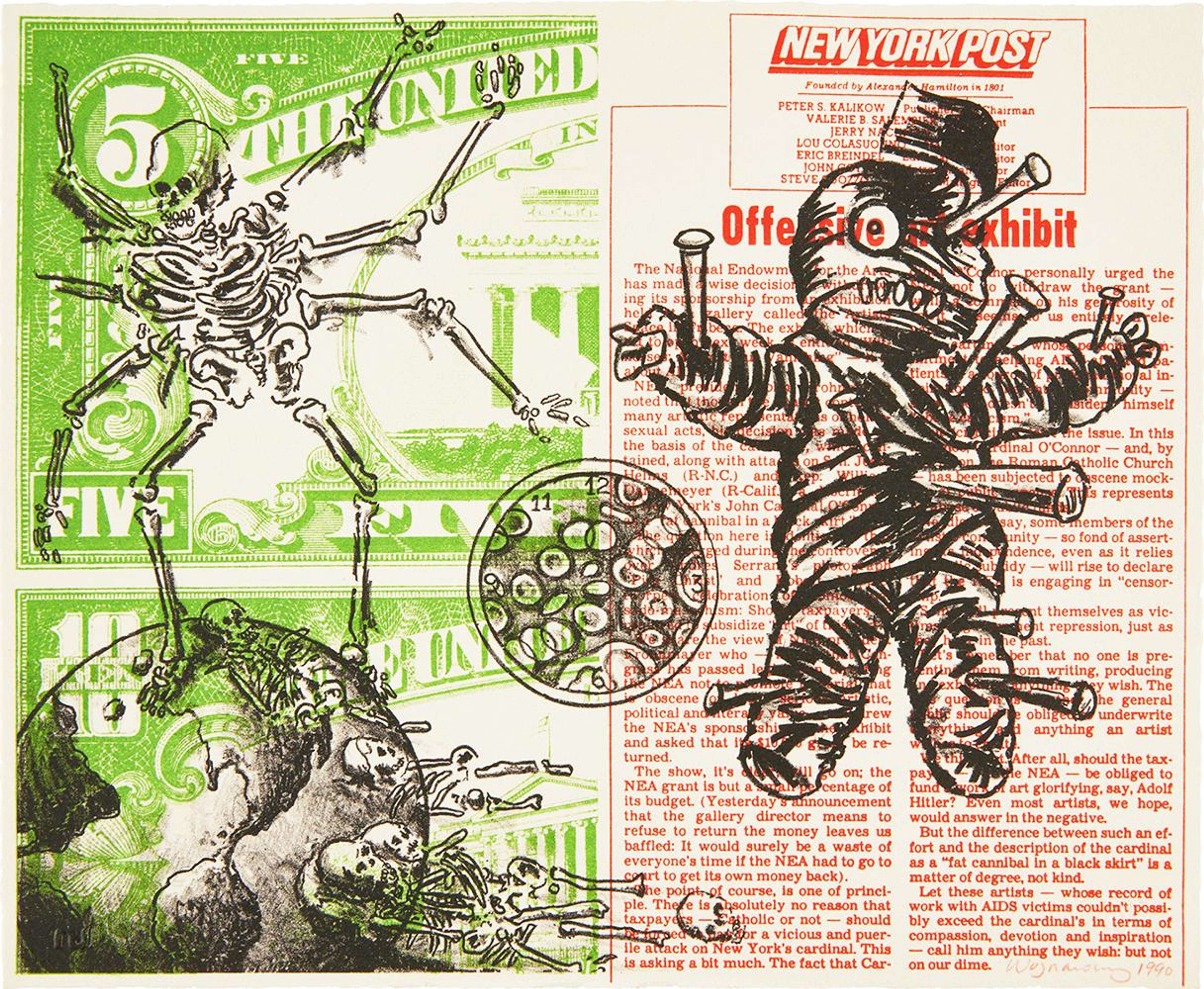 Untitled (Voodoo Doll & Spider) - Signed Print by David Wojnarowicz 1990 - MyArtBroker