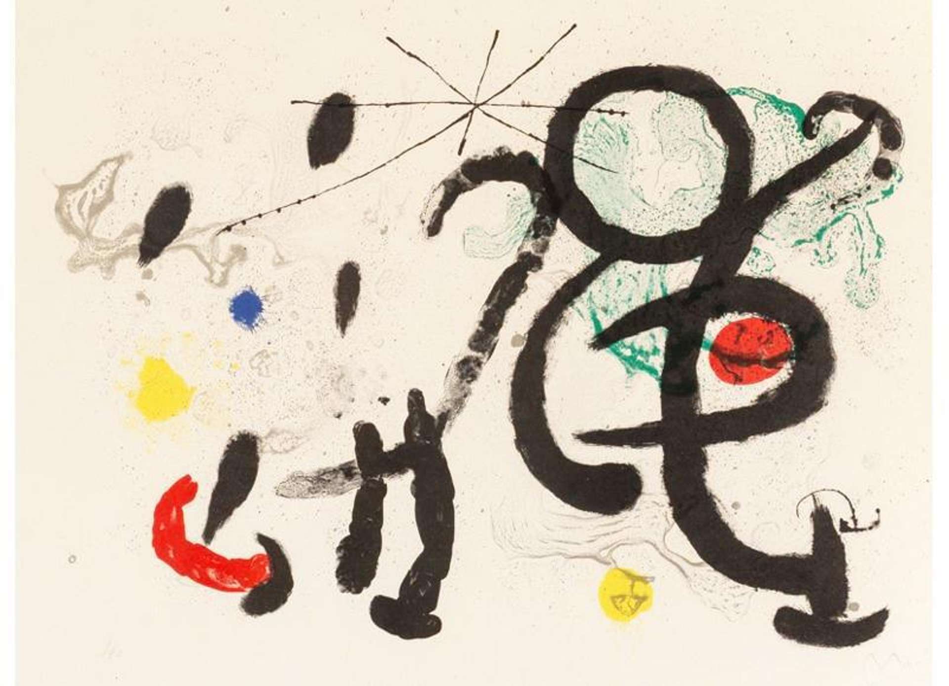Danse Barbare - Signed Print by Joan Miró 1963 - MyArtBroker